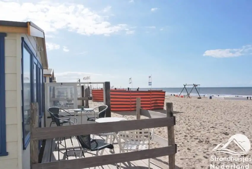 Strandhuisjes strand Katwijk