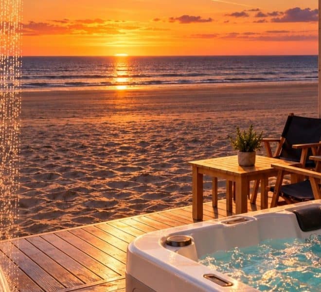 Strandhuisjes Kijkduin met bubbelbad